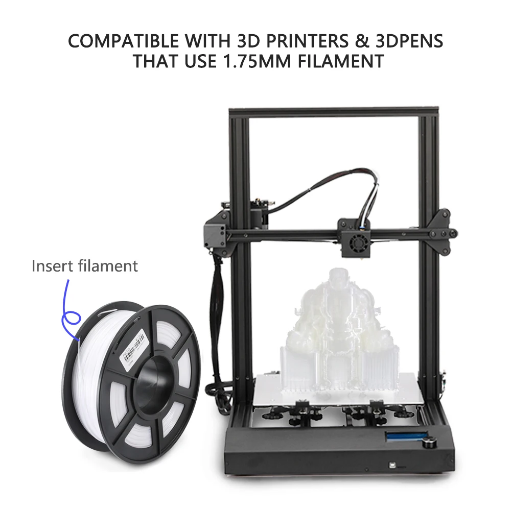 SUNLU PETG 3D нить 1,75 мм 1 кг(2.2lb) PETG 3d принтер нить измерения Точность+/-0,02 мм 1 кг катушка 1,75 мм