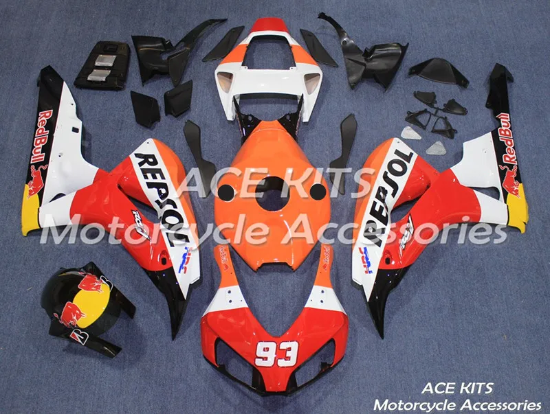 ACE наборы Новинка ABS инъекция обтекатели комплект Подходит для HONDA CBR1000RR 2006 2007 06 07