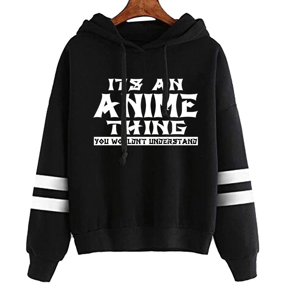 

2021 New Fashion Letter Print Hoodie Harajuku Pullover Sweatshirt for Anime Fans Casual Tops