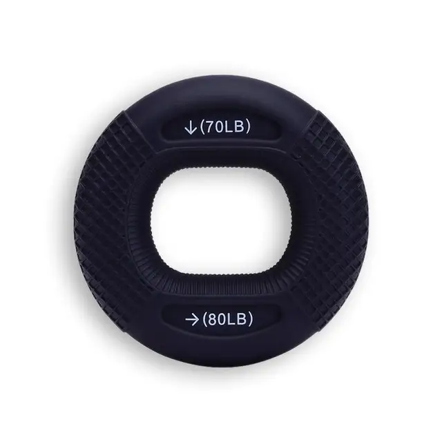 Silicone Flex Grip Trainer 20-80lb Gripping Ring Finger Forearm Trainer Carpal Expander Muscle Workout Exercise Gym Fitness