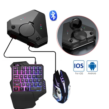 

PUBG Mobile Gamepad Controller Gaming Bluetooth Keyboard Mouse Converter Adapter Plug and Play for IOS for Android Smartphone
