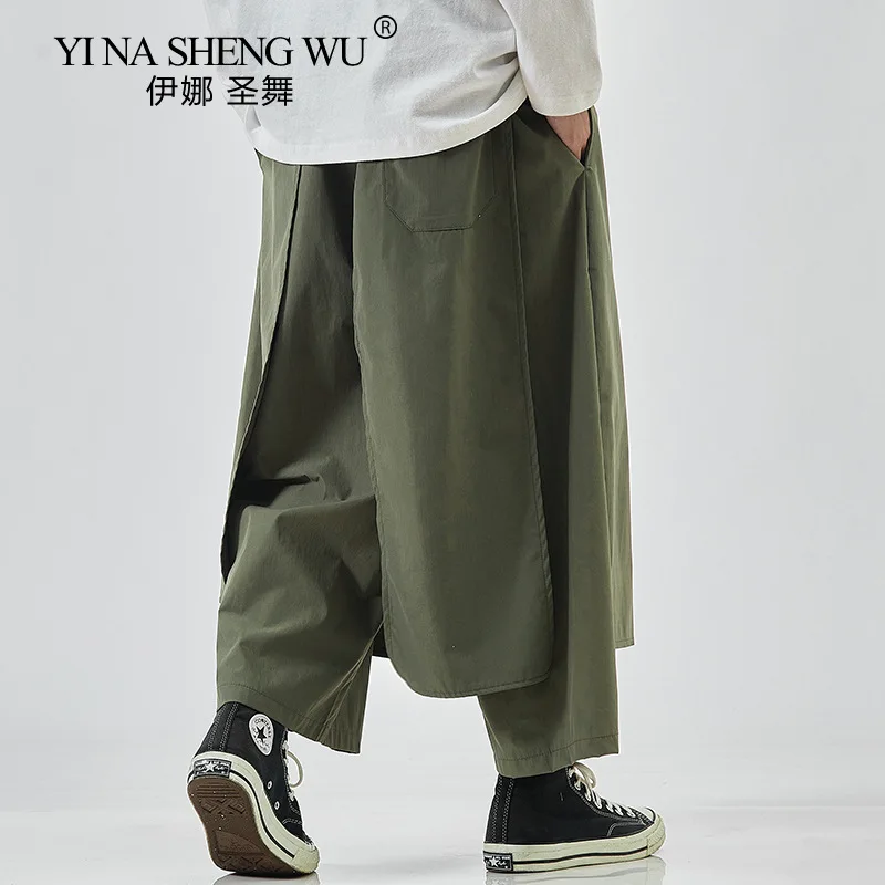 Japanese Style Kimono Harem Pants Haori for Mens japanese kimono