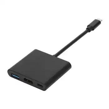 

USB C to HDMI Adapter Black Ultra HD 4K Type-C Wide Compatibility Support Fast Conversion Charging