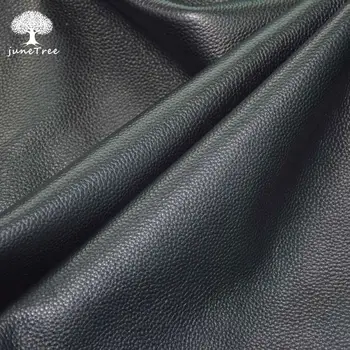 

Soft leather black thick 1.4-1.6 mm the first layer genuine leather emboss raw sofa bag material leather DIY cow hide skin