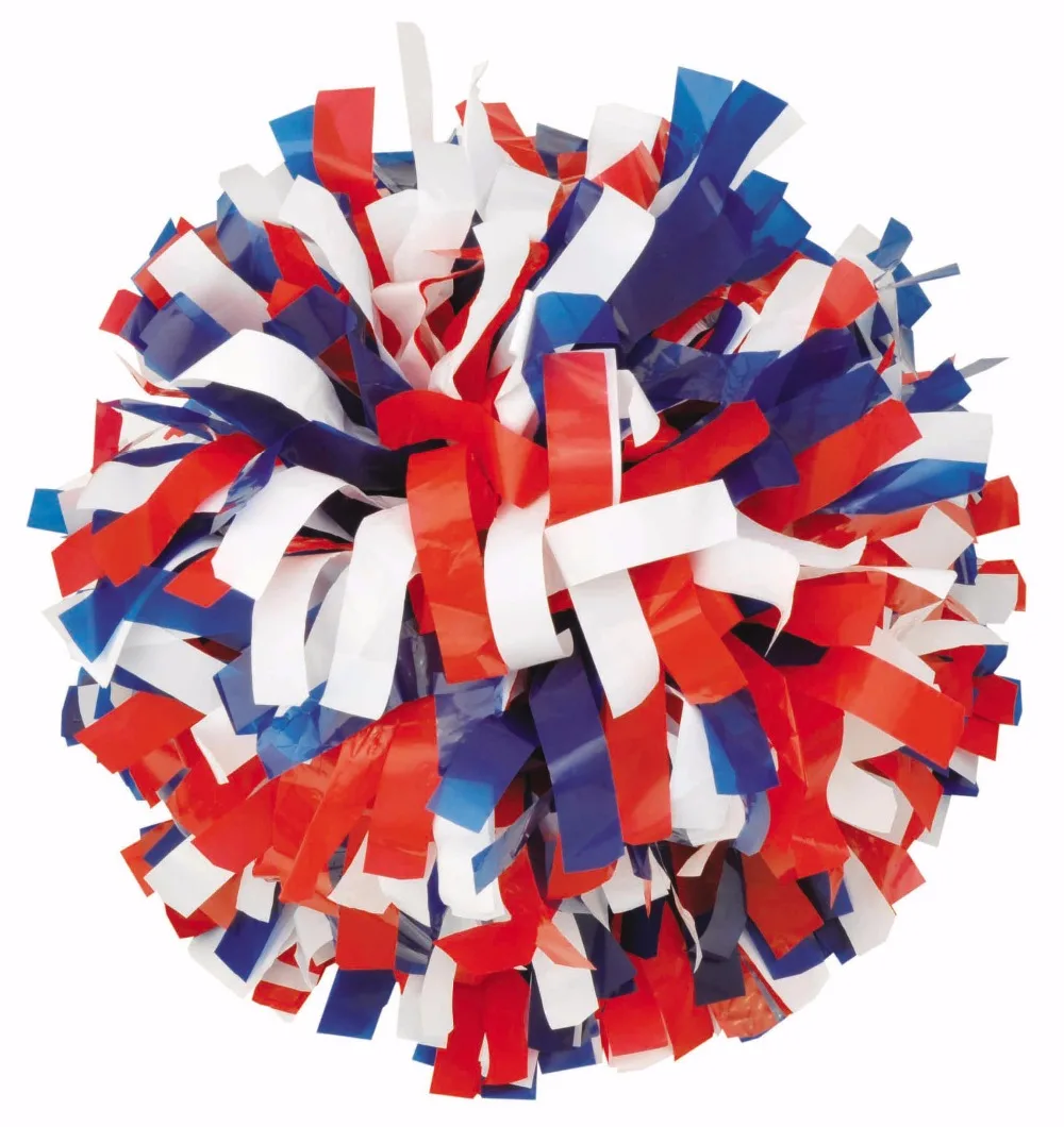 Plastic cheerleading pom poms for cheerleader, new,