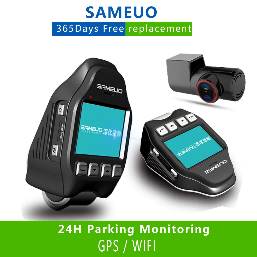 

Sameuo U600 Dash Cam Camera Video Recorder Auto Dashcam 2K Rear View For Car Camera 1080P Reverse Dvr 24H Parking Monitor