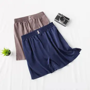 

Male Shorts Home Clothing Intimate Lingerie Navy Blue Short Nightwear Sleepwear Men Casual Spring Summer New Homewear Negligee