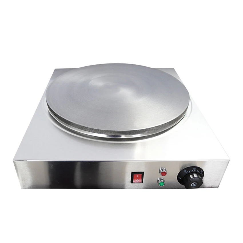 2KW Commercial Electric Crepe Machine For Pancake Baking Plate Pan