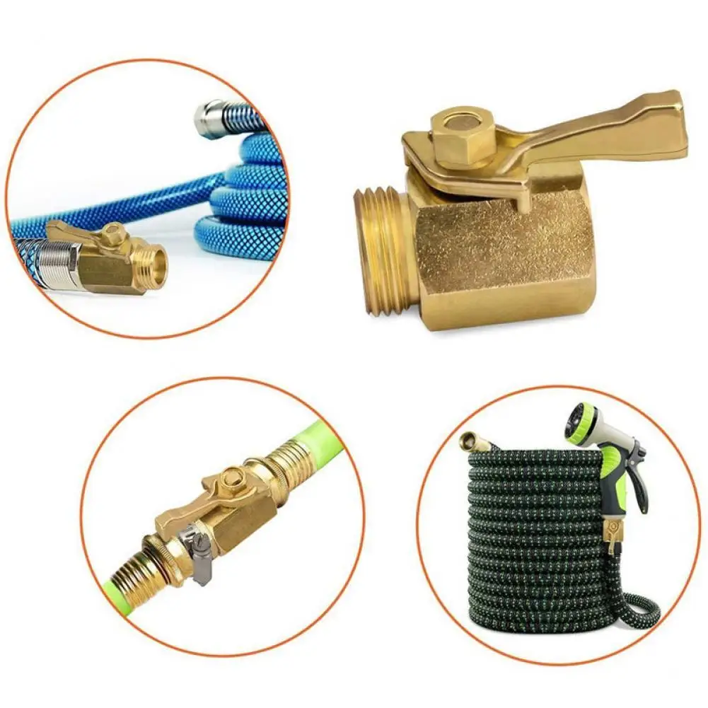 Компактный шаровой кран 3/4 дюйма 2 шт. легкий в использовании латунный