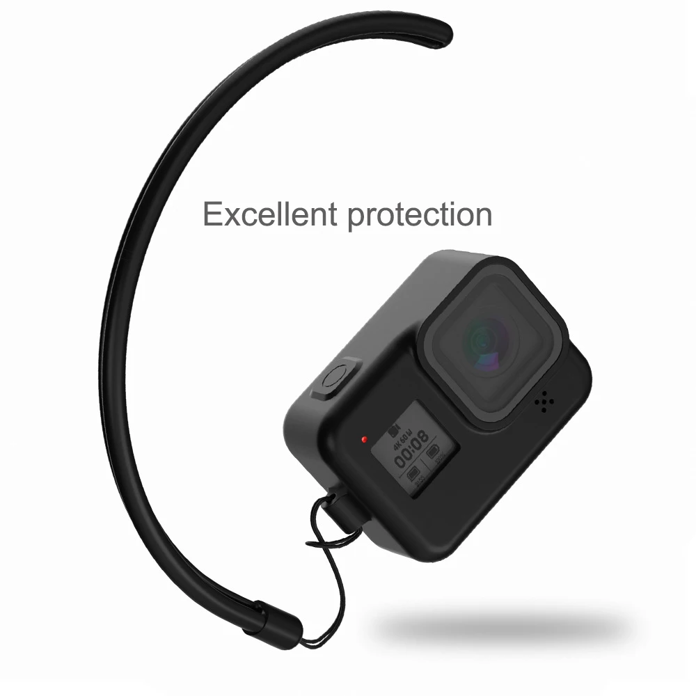 Цветной Мягкий силиконовый чехол для экшн камеры GoPro 8|Чехлы экшн-камер| |