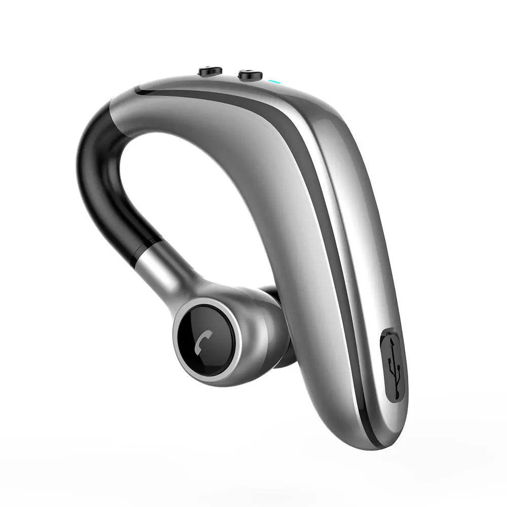 Bluetooth Earphone Car Bluetooth Headset Light Weighted Business Headset Sports Earbuds Long Standby 15 Hours Playing Time F