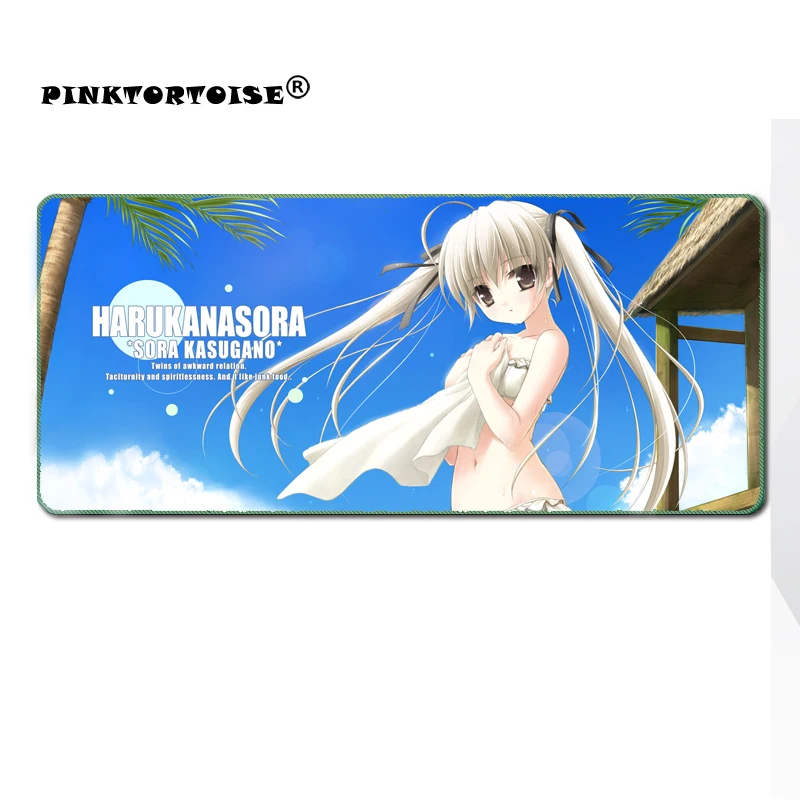 

PINKTORTOISE Mousepad anime Yosuga No Sora Locking Edge Large Natural Rubber Mouse Pad Desk Mousepad Keyboard Mat