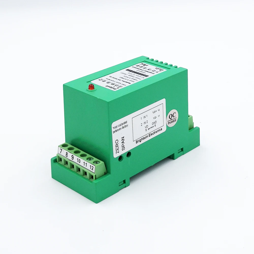 Din-рейку-установленный изолированный истинный RMS AC DC передатчик сигнала 0-5Vrms до 0-5