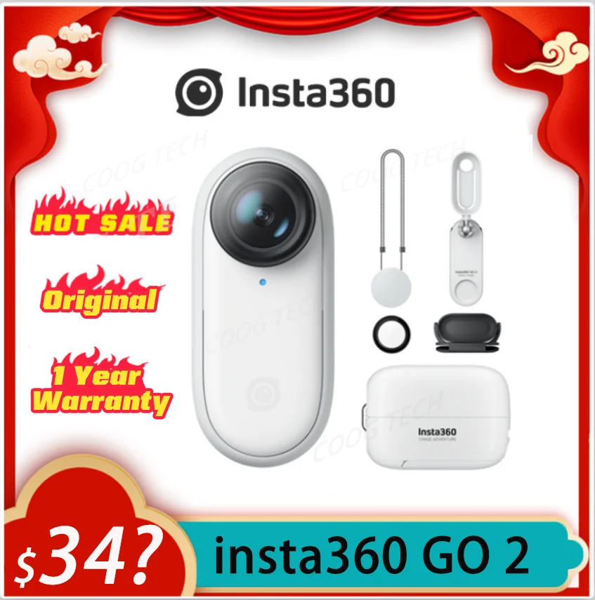 Экшн-камера Insta360 GO 2 камера с Ии и стабилизацией для автоматического