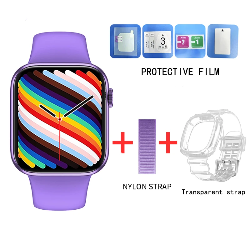 Wearpai Smart Watch HW19 Full Screen Sleep Monitor Double Buttons Make Call Smartwatch Sport Women Men pk iwo 13 W46 IWO W37 PRO 