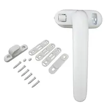 1Set Door Lock Handle Sliding Window Security Hasp for Home Hardware Left/Right 448A rarelock christmas supplies baby care metal window alarm lock for glass sliding door lock bahtroom home security accessories diy