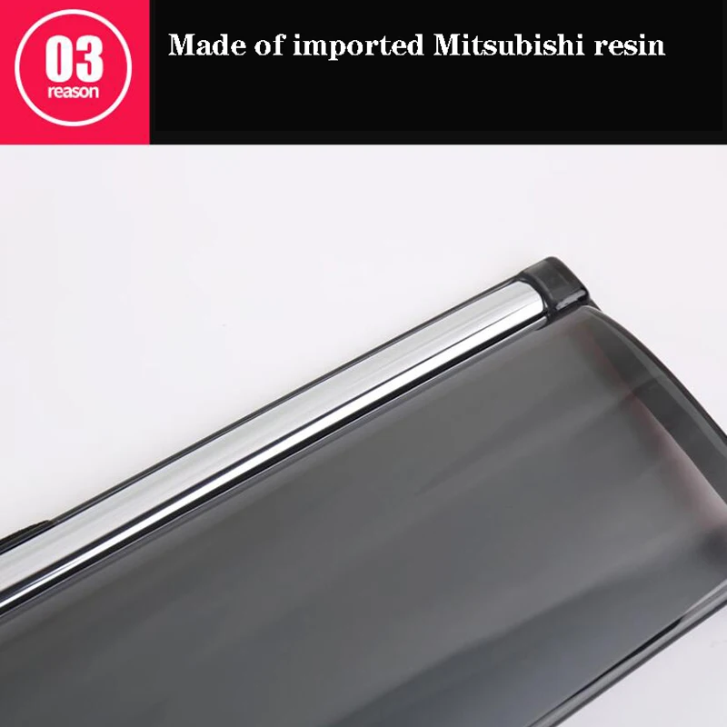 Applied only for 13 to19 Ford Explorer special fittings for weatherproof window eyebrow trim explorers