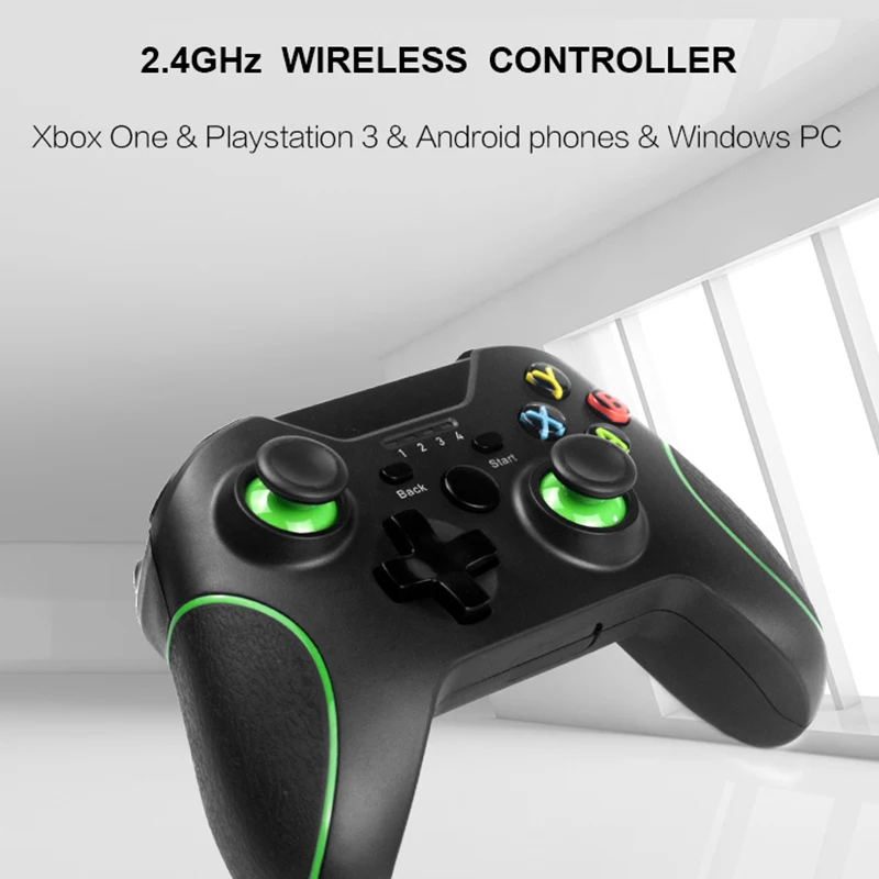 2,4G беспроводной игровой контроллер Джойстик для Xbox One контроллер для PS3/Android смартфон геймпад для Win PC 7/8/10