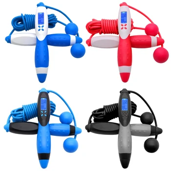 

Skipping Rope with Digital Calories Counter Timer Fitness Cordless Jump Rope Trainers Core Slid Fitness Gliding