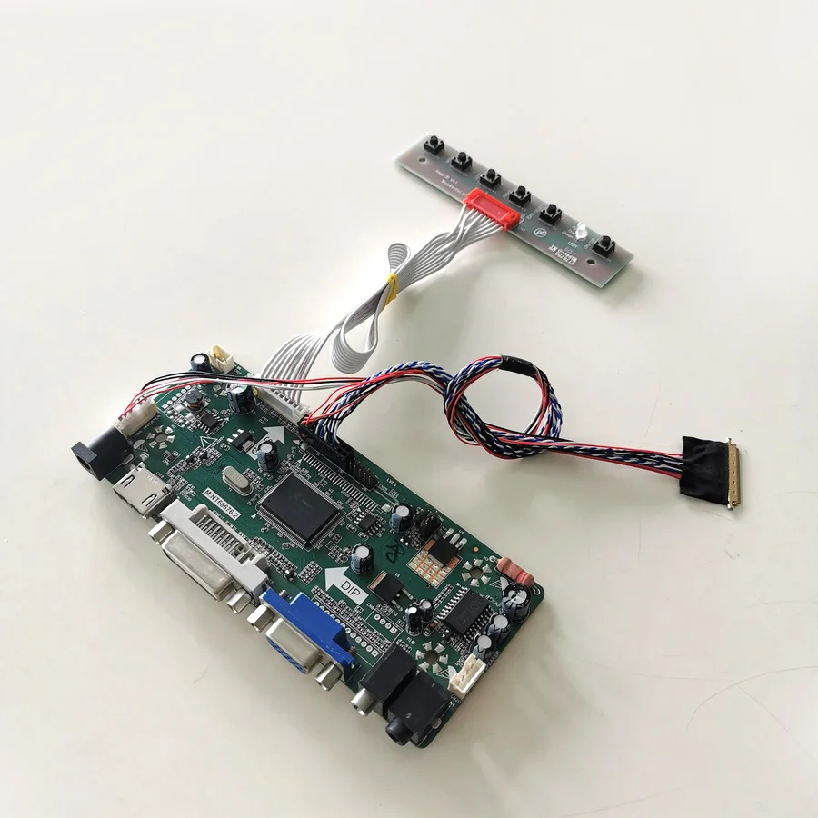 Для контроллера монитора HSD101PFW2 HSD101PFW3 HSD101PFW4 1024*600 10 1 &quotWLED ЖК-экран LVDS 40Pin VGA + DVI MNT68676