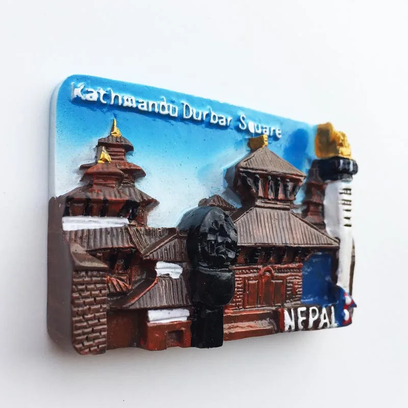 Nepal  Landscape Fridge Magnets Souvenir Nepal Scenic Spots Decorative 3d Resin Crafts Home Decor Gift Ideas Asia Tourist