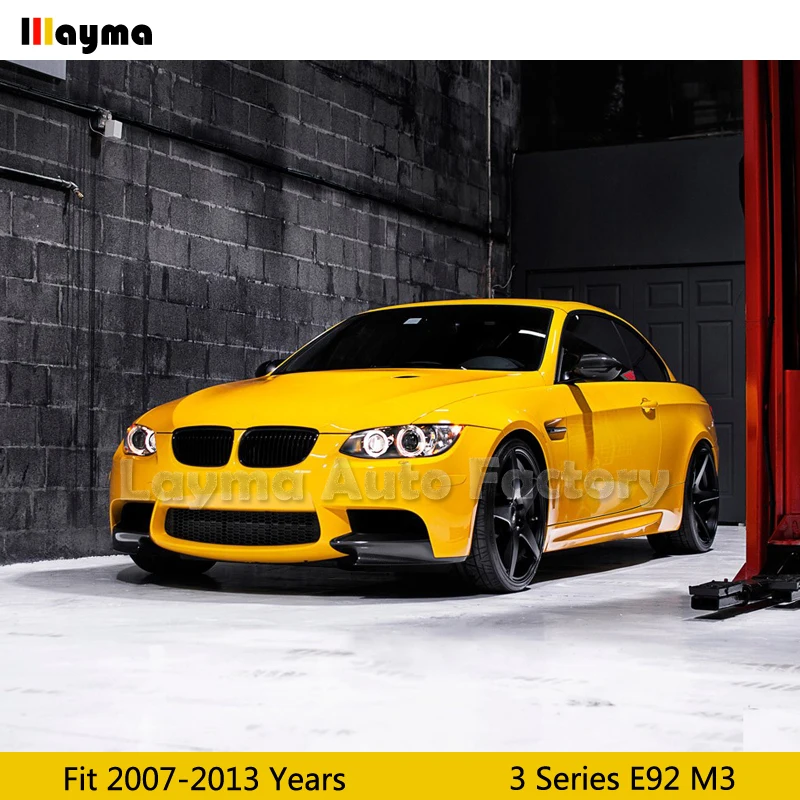 Разветвитель переднего бампера M Performance из углеродного волокна для BMW серии 3 coupe E92