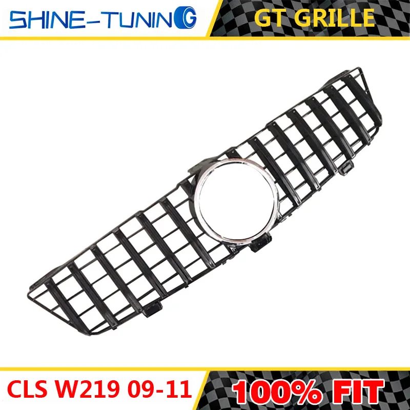 Передняя решетка подходит для нового CLS класса W219 GT решетка 2009-11 W219 гриль CLS300 CLS350 CLS500 без эмблемы