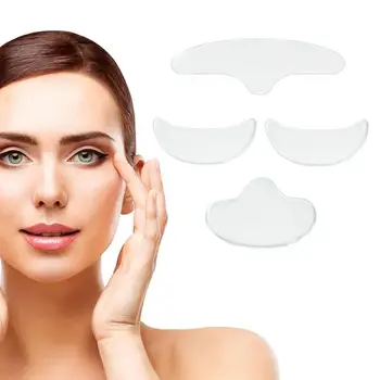 

1/3/5PCS Anti Wrinkle Eye Chin Forehead Skin Care Pads Medical Grade Lifting Patch Face Silicone Reusable Patches Eye