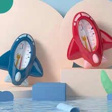 1 pièces bébé eau thermomètre dessin animé avion modèle bébé bain eau thermomètre mignon PP bébé bain thermomètre jouets pour nouveau-né