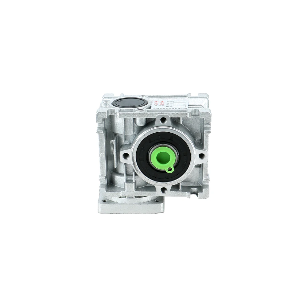 비율 60:1 Nema23 스테핑 서보 모터용 웜 감속기 NMRV030 60mm x 60mm 토크 2.6-24Nm 입력축 8mm 출력 14mm