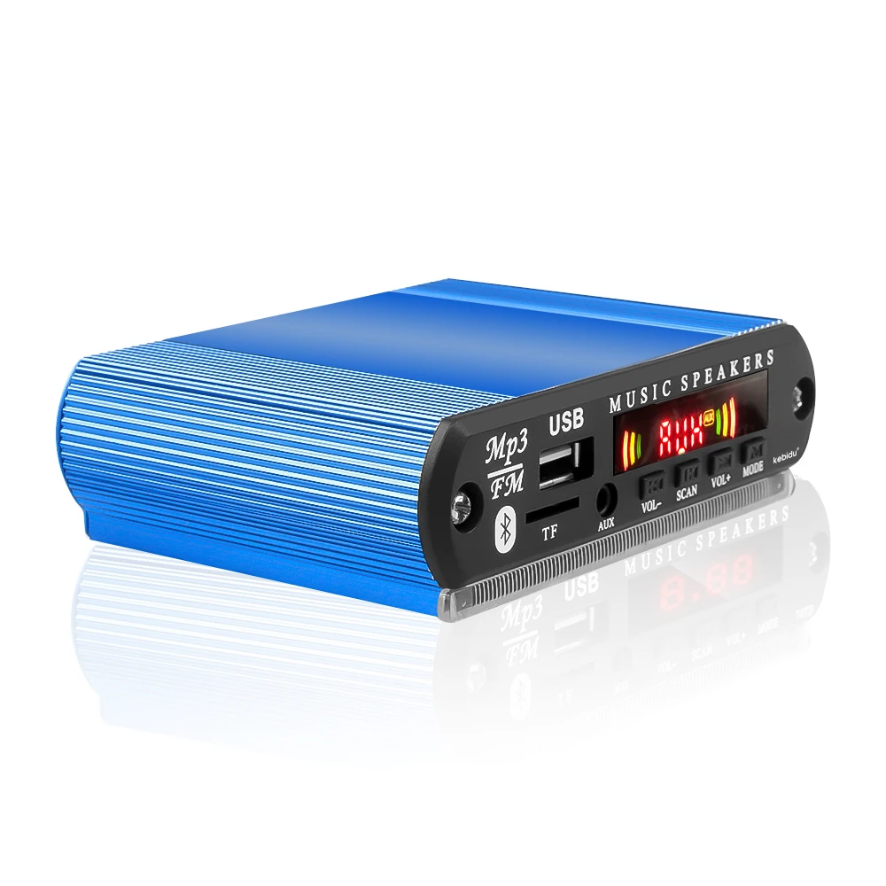Мини-усилитель мощности для автомобиля MP3 декодер USB цифровой светодиодный SD аудио усилитель SD/MMC карта U палка fm-радиоприемник с пультом дистанционного управления