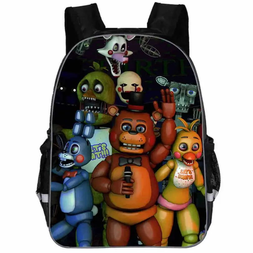 

Five Nights At Freddys Backpack Children School Bags Teenager Backpack Kids Fnaf Kindergarten Bag Freddy Fazbear Bear Backpacks