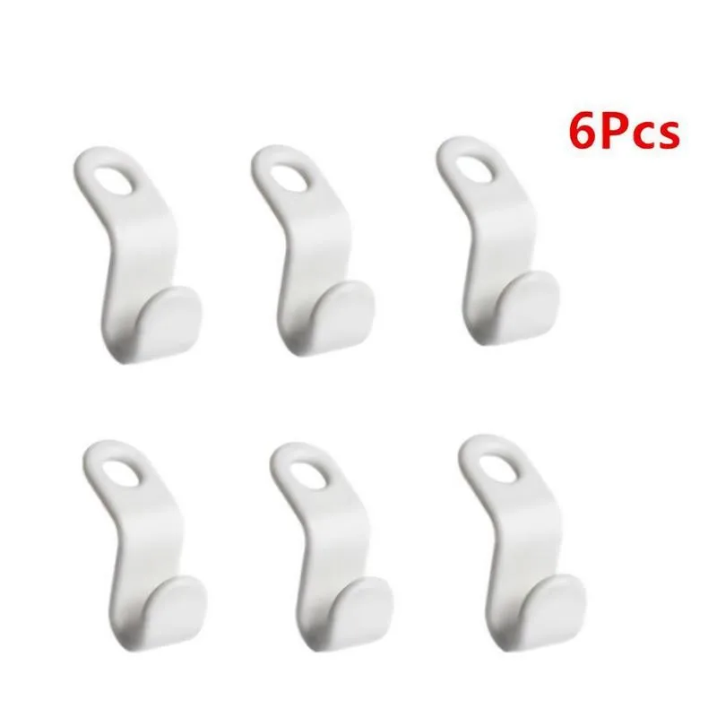 6pcs Clothes Hanger Hook Folding Storage Holder Clothes Wardrobe