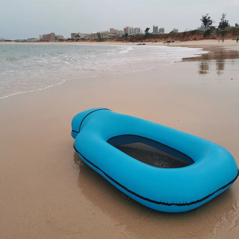 Cama inflable de nailon para adultos, colchoneta playa para acampar, acuáticos, sofá aireado perezoso, colchón de aire para sala de estar y niños - AliExpress Deportes y