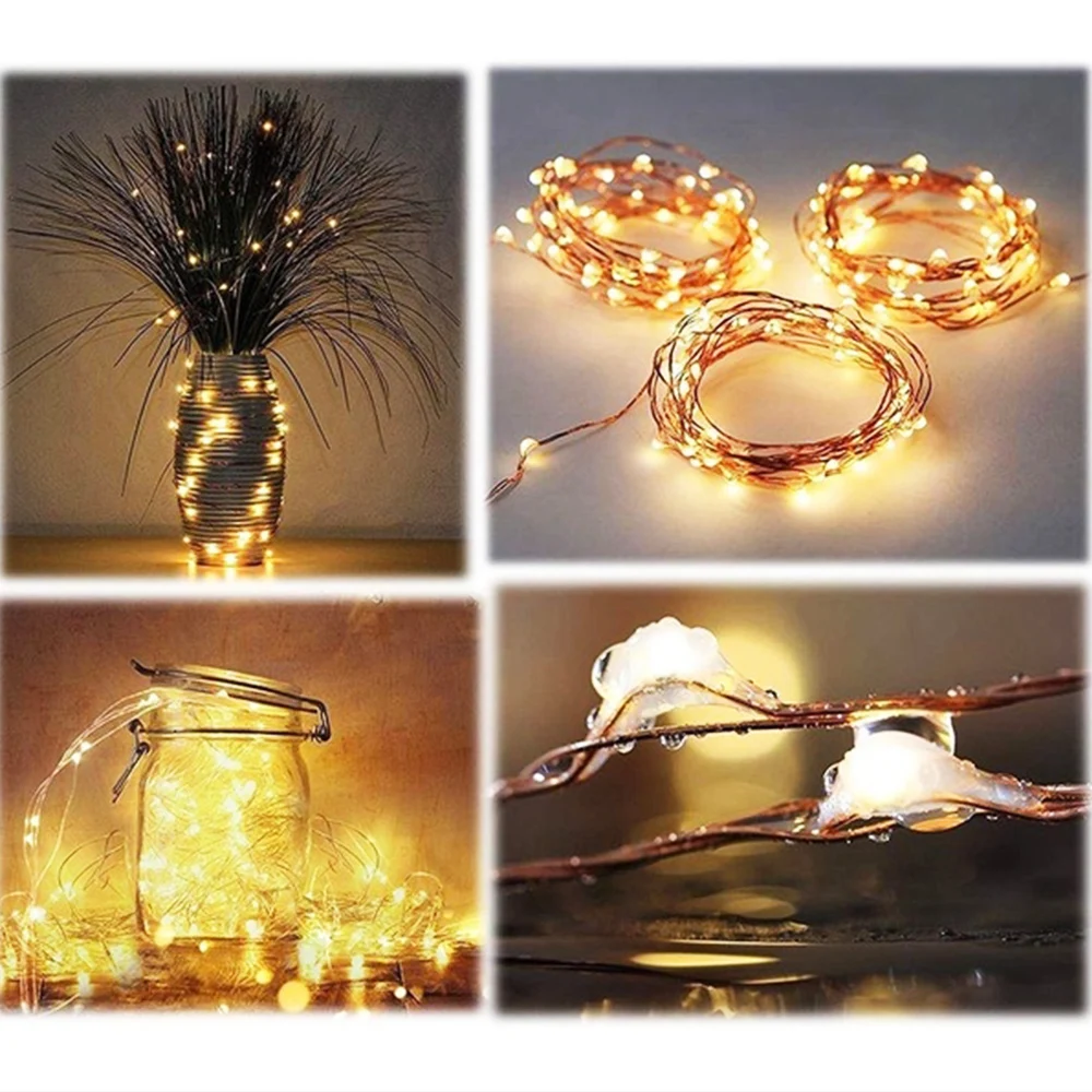 Fairy String Curtain Landscape Lamp Yard Garden Fairy String Light Durable 300LED LED Lights Festival Fairy Light Parties