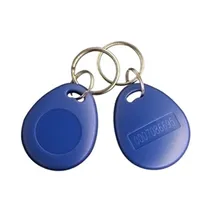 100 шт близость TK4100 125 кГц RFID Id брелок-карточка брелок(цвет синий