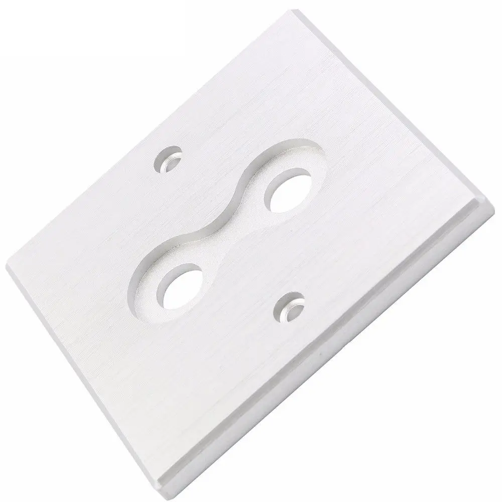 1 шт. настенная пластина с ЧПУ обработанная полностью алюминиевая коннекторная