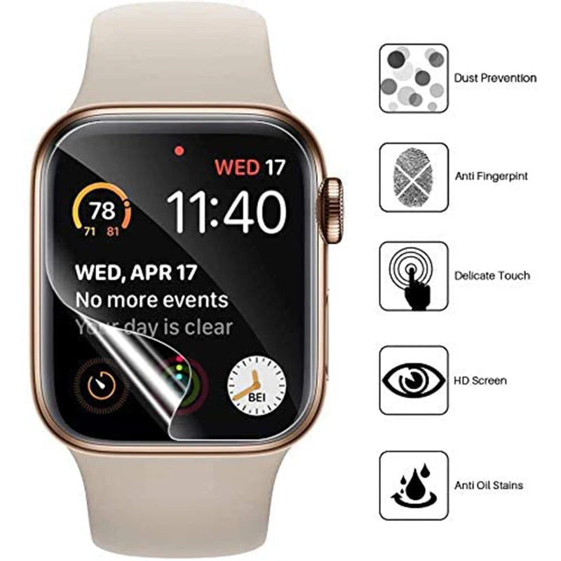 Universal Apple Watch Screen Protector Film - High-Definition Protective Shield