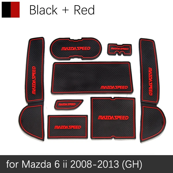 Грязный коврик для Mazda 6 2008-2013 GH MK2 2009 2010 2011 2012 Седан Wagon аксессуары двери паз слот для ворот противоскользящая подставка