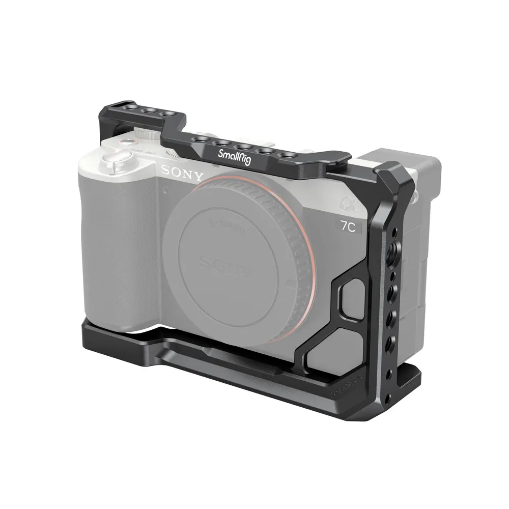 SmallRig Formfitting Volle Dslr Kamera Käfig für Sony A7C Mit 1/4 "-20 & 3/8"-16 Themen & ARRI-stil Halterungen Leichte-3081