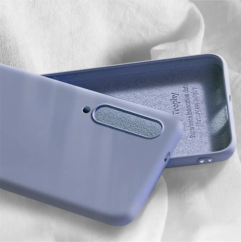 Gray Жидкий силиконовый чехол для Xiaomi Redmi Note 8 7 6 Pro 7A 6A K20 тонкий мягкий чехол для mi 8 lite mi 9t SE 6X Note 5A чехол - Цвет: Gray