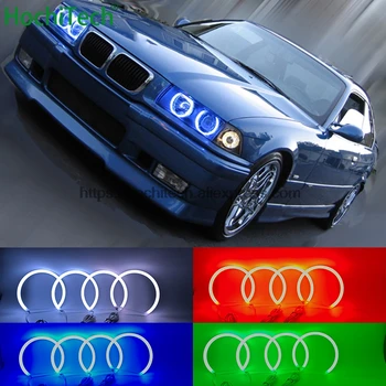 

HochiTech 5050 SMD Cotton Multi-Color RGB LED Angel Eyes Kit with remote control for BMW 3 Series E36 1990-2000 car styling