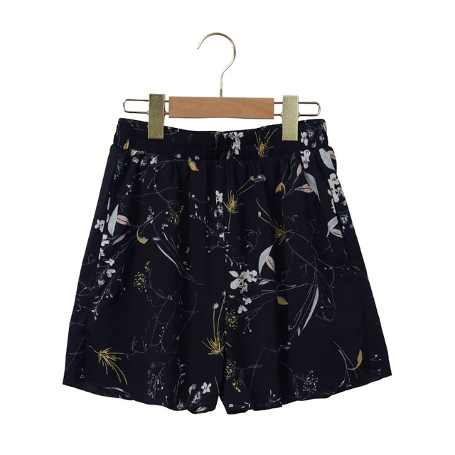 Floral Casual Loose Shorts for Women