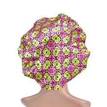 Женская шелковая атласная ночная шапочка для сна, широкая эластичная шапочка для сна, модная шапочка для волос, головной убор