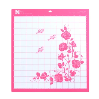 

Replacement Cutting Mat 12" by 12" Standard Grip Adhesive Mat Cutting Area with Measuring Grid for Cameo Cutting Plotter