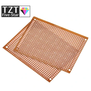 

10pcs 7x9 7*9cm Single Side Prototype PCB Breadboard Universal Board Experimental Bakelite Copper Plate Circuirt Board Yellow