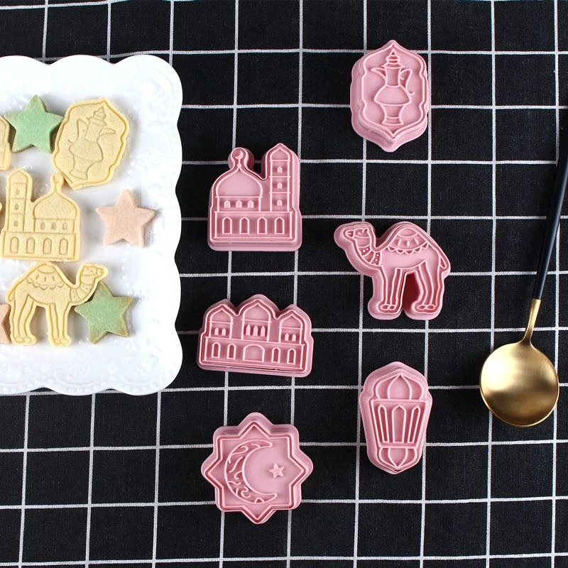6 шт./компл. EID MUBARAK верблюд Луна Звезда фоторезы DIY Рамадан исламский