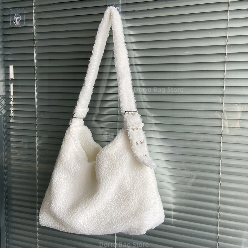fluffy grey bag