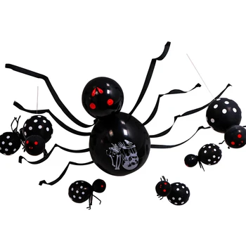 

Halloween Spider Balloons Halloween Decorations Spider Foil Balloons Inflatable Toys Spider Haunted Halloween Party Supplies
