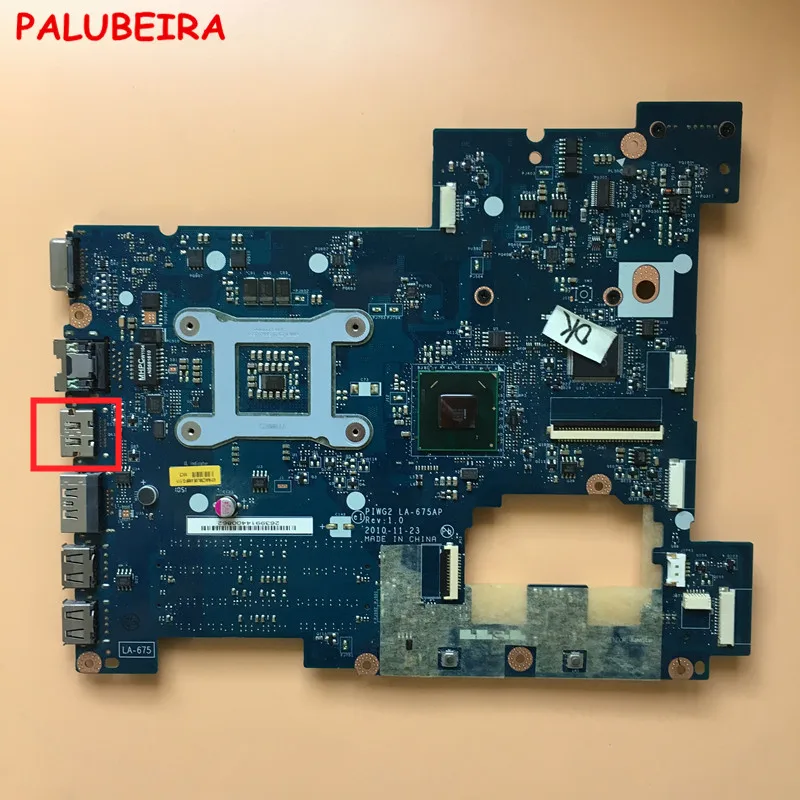 PALUBEIRA LA-675AP для Lenovo G570 Материнская плата ноутбука HM65 DDR3 тестирования системной ОК |